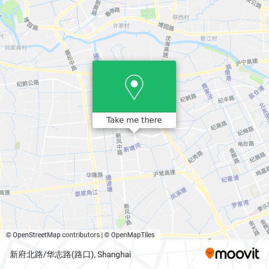 新府北路/华志路(路口) map