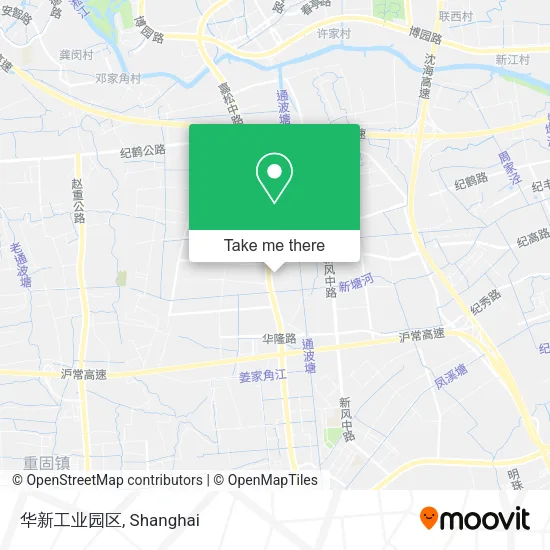 华新工业园区 map