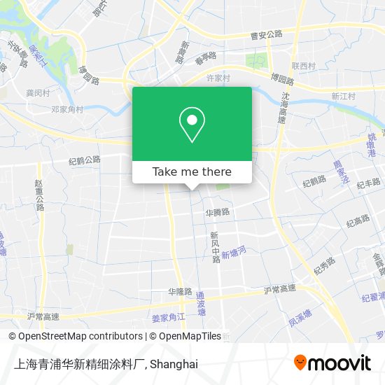 上海青浦华新精细涂料厂 map