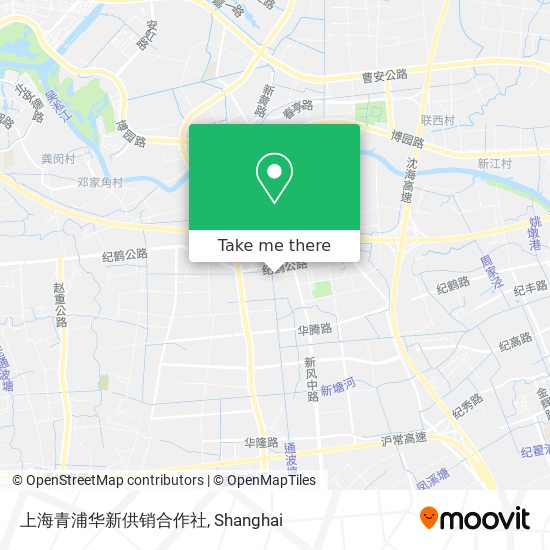 上海青浦华新供销合作社 map