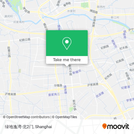 绿地逸湾-北2门 map