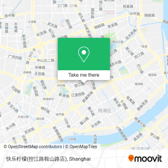快乐柠檬(控江路鞍山路店) map