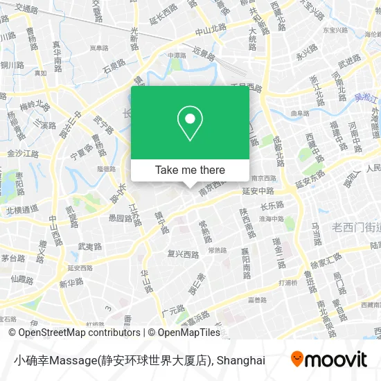 小确幸Massage(静安环球世界大厦店) map