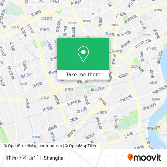 桂康小区-西1门 map
