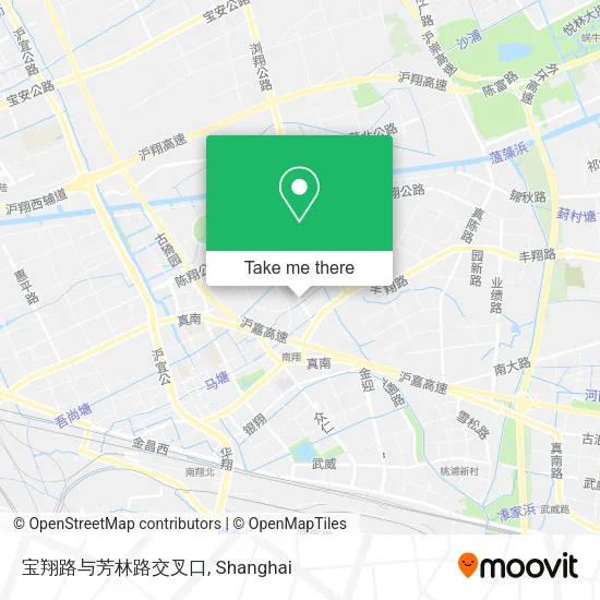 宝翔路与芳林路交叉口 map