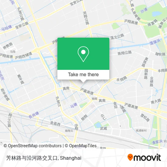 芳林路与沿河路交叉口 map