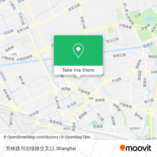 芳林路与沿绿路交叉口 map