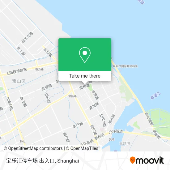 宝乐汇停车场-出入口 map