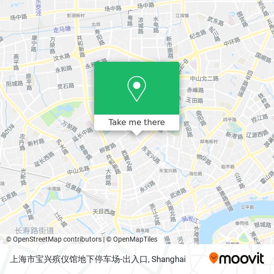 上海市宝兴殡仪馆地下停车场-出入口 map