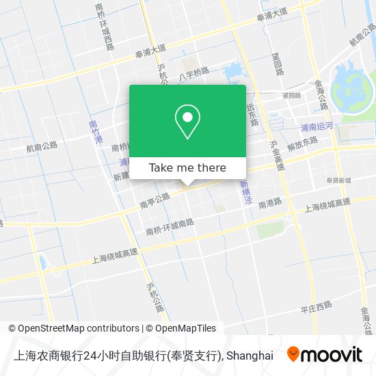 上海农商银行24小时自助银行(奉贤支行) map