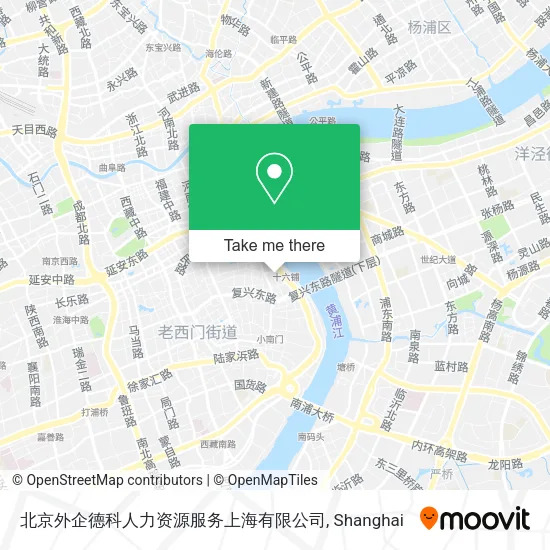 北京外企德科人力资源服务上海有限公司 map