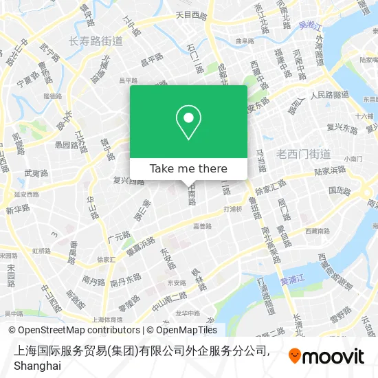 上海国际服务贸易(集团)有限公司外企服务分公司 map