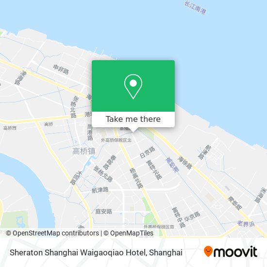 Sheraton Shanghai Waigaoqiao Hotel map