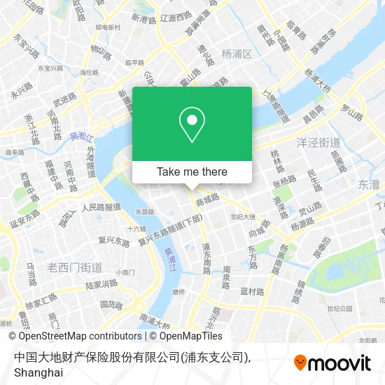 中国大地财产保险股份有限公司(浦东支公司) map