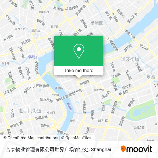合泰物业管理有限公司世界广场管业处 map