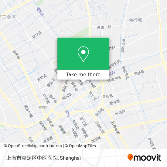 上海市嘉定区中医医院 map