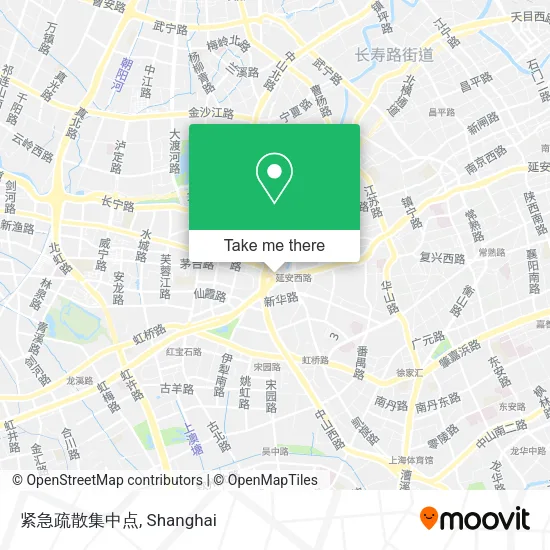 紧急疏散集中点 map