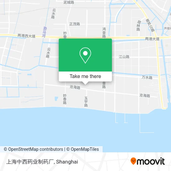 上海中西药业制药厂 map