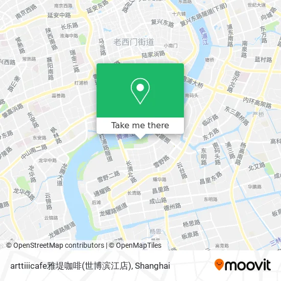 arttiiicafe雅堤咖啡(世博滨江店) map