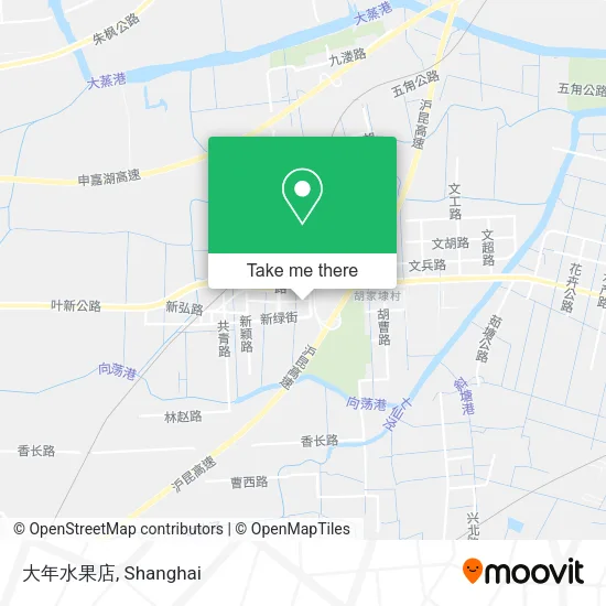 大年水果店 map