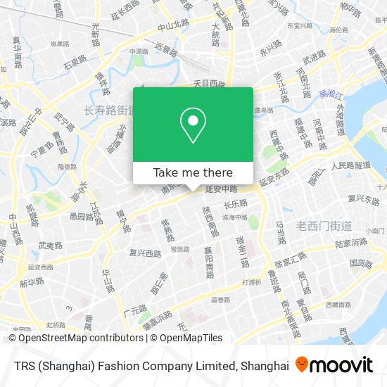 TRS (Shanghai) Fashion Company Limited map