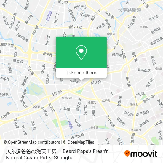 贝尔多爸爸の泡芙工房 ・Beard Papa's Fresh'n‘ Natural Cream Puffs map