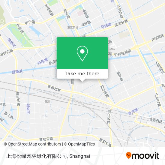 上海松绿园林绿化有限公司 map