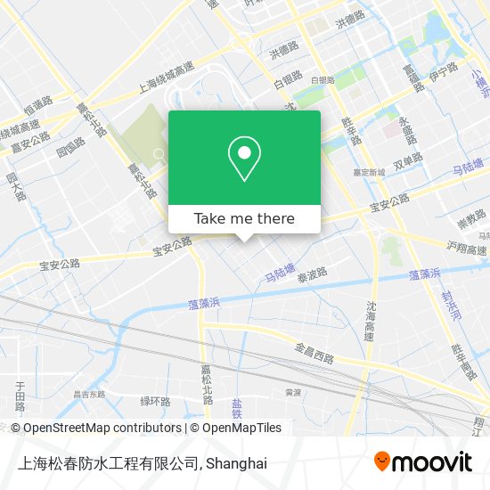 上海松春防水工程有限公司 map