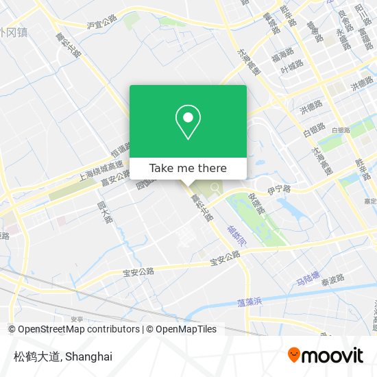 松鹤大道 map