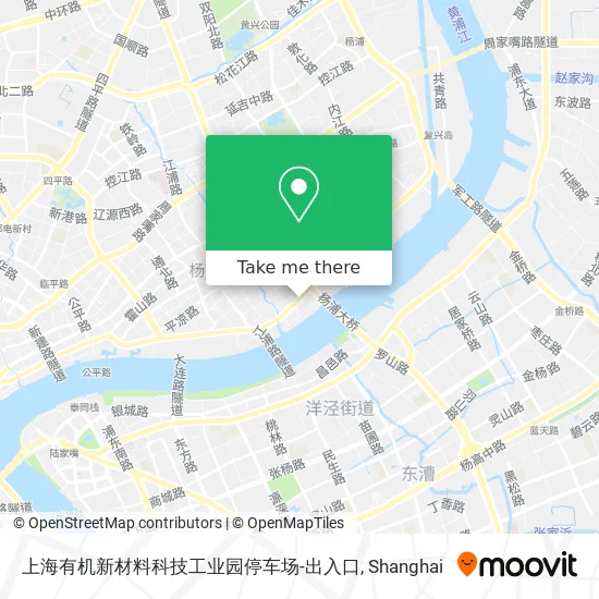 上海有机新材料科技工业园停车场-出入口 map