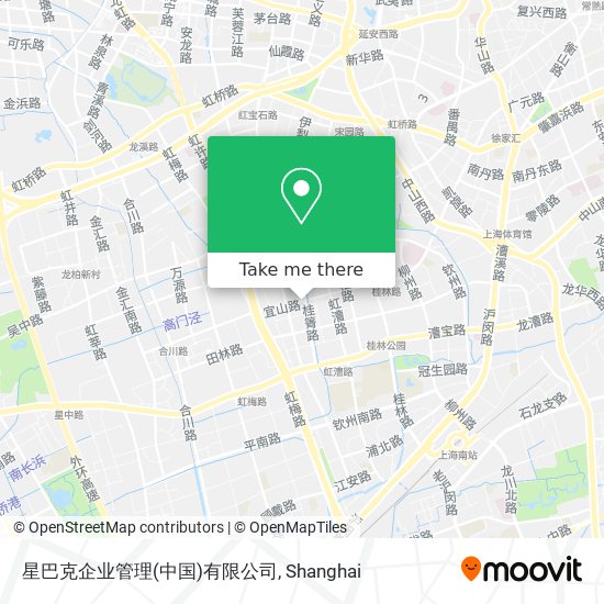 星巴克企业管理(中国)有限公司 map