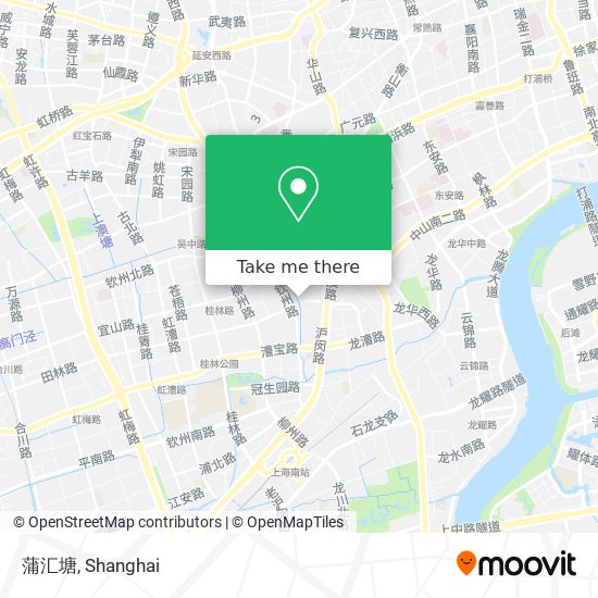 蒲汇塘 map
