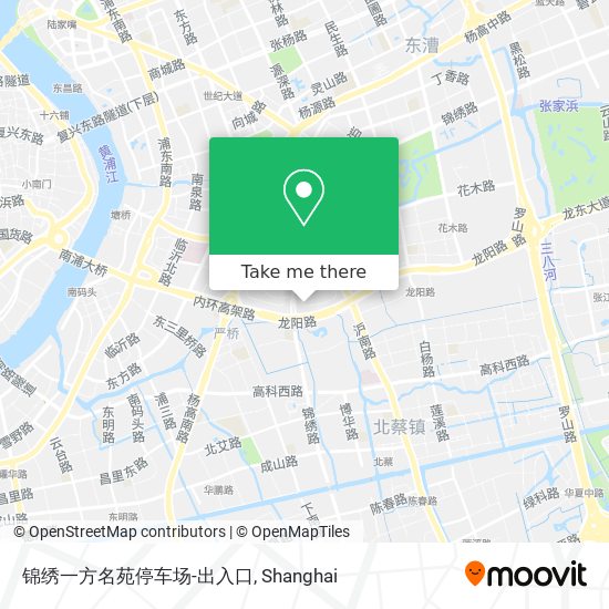 锦绣一方名苑停车场-出入口 map