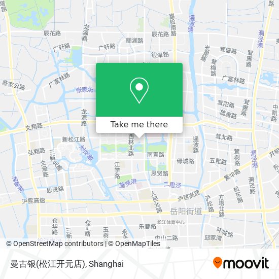 曼古银(松江开元店) map