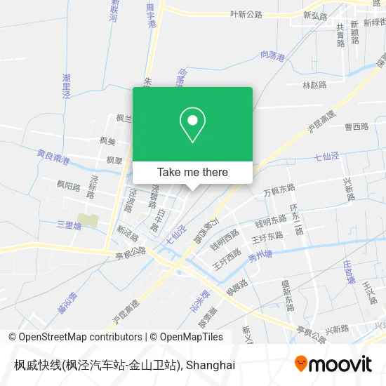 枫戚快线(枫泾汽车站-金山卫站) map