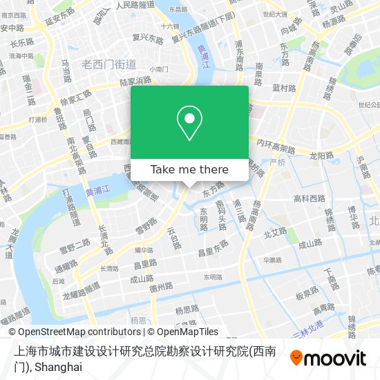 上海市城市建设设计研究总院勘察设计研究院(西南门) map