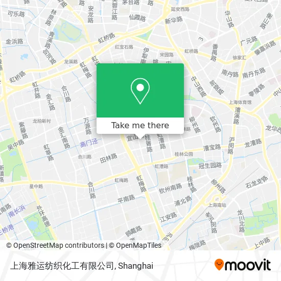 上海雅运纺织化工有限公司 map