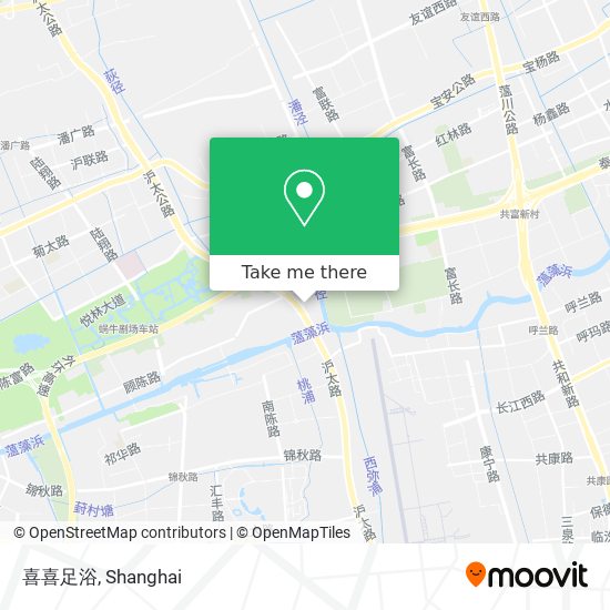 喜喜足浴 map