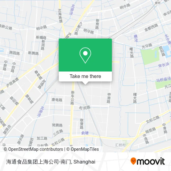海通食品集团上海公司-南门 map
