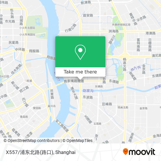 X557/浦东北路(路口) map