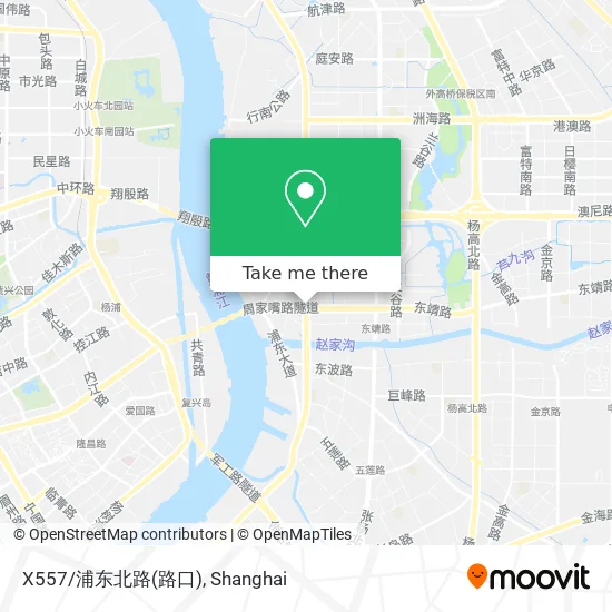 X557/浦东北路(路口) map