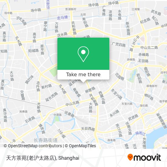 天方茶苑(老沪太路店) map