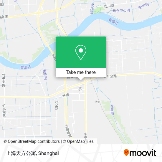 上海天方公寓 map