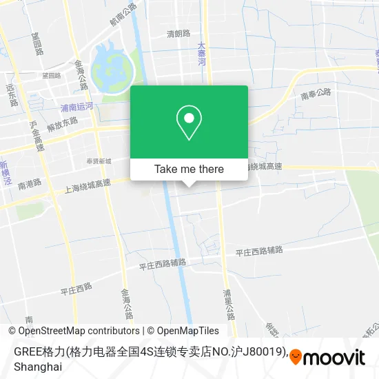 GREE格力(格力电器全国4S连锁专卖店NO.沪J80019) map