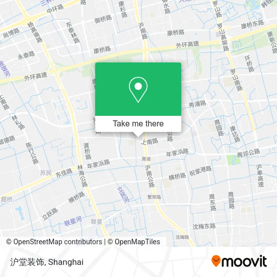 沪堂装饰 map