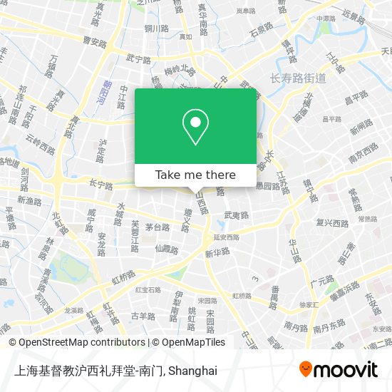 上海基督教沪西礼拜堂-南门 map