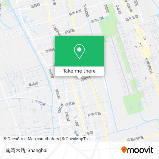 施湾六路 map
