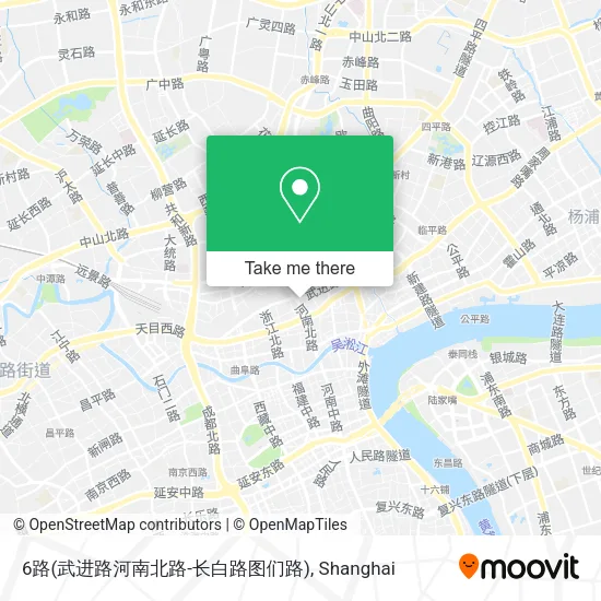 6路(武进路河南北路-长白路图们路) map