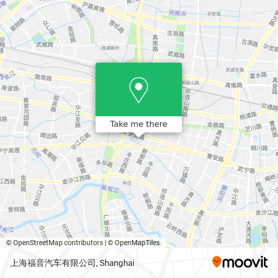 上海福音汽车有限公司 map