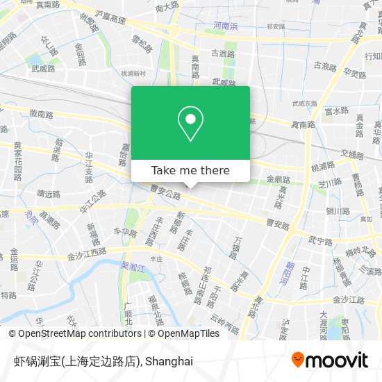 虾锅涮宝(上海定边路店) map